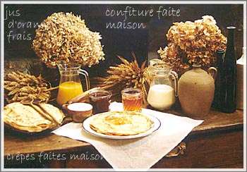 table petit déjeuner