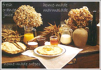 breakfast table