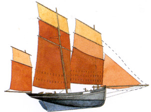 Sloop 'bisquine' de Cancale